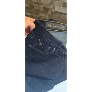 Armani Exchange AX JAMBE Skinny Boot Jeans Dark Wash Women Size 28R